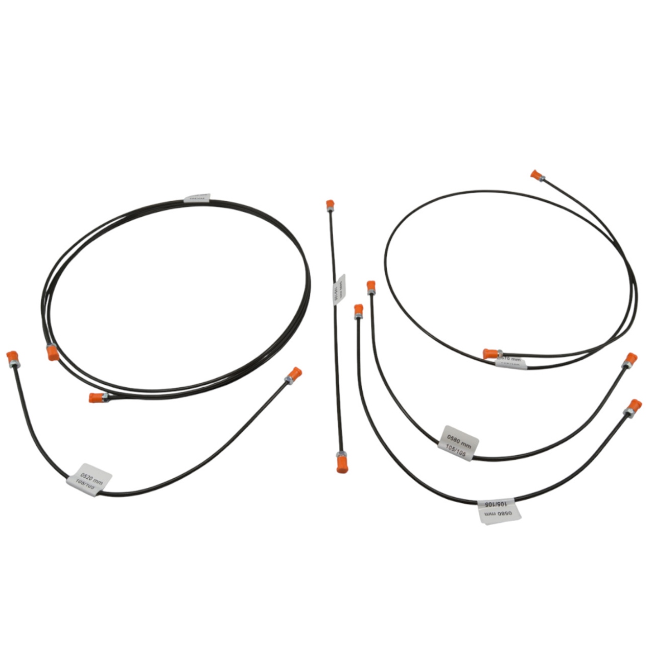 Satz Bremsleitungen Mercedes W113 250SL-280SL (Pagode)