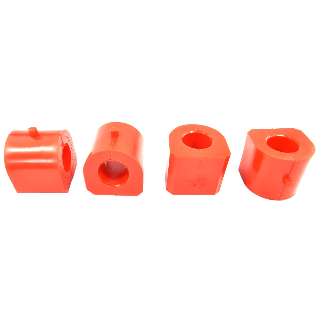 Borracha estabilizadora SET PU Fiat 124 Spider (70-82), 124 Coupé vermelho