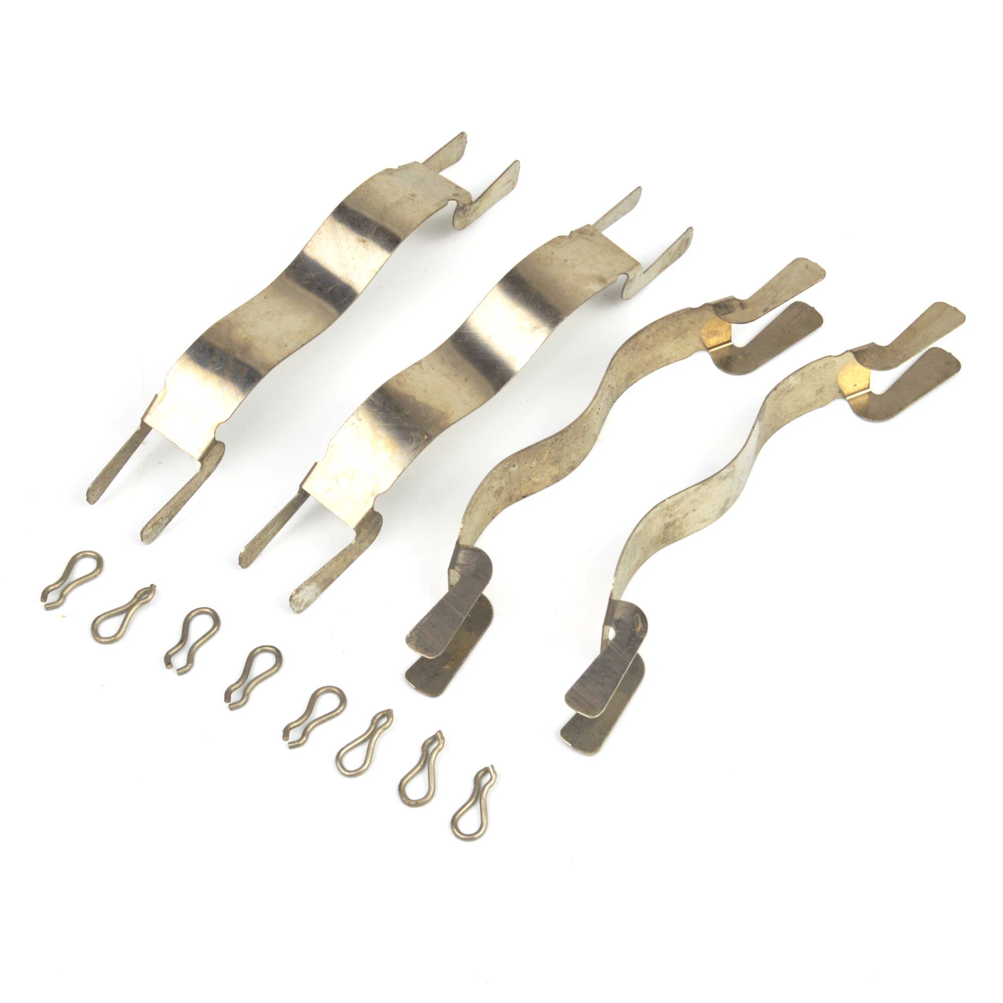 Haltefedern für Bremsbeläge Satz (eine Achse) Fiat 124 Spider CS-DS, 124 Coupé CC, 850 Sport, X 1/9