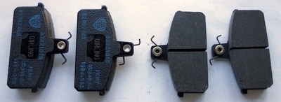 Set remblokken achter voor Lancia Delta