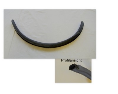 Hardtop side seal 65cm Fiat X 1/9