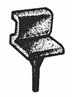 Gummipuffer für Motorhaube Fiat 850 Spider, 850 Sport Spider