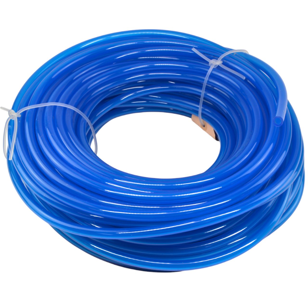 Benzinschlauch 7 x 12 mm blau transparent - Meter