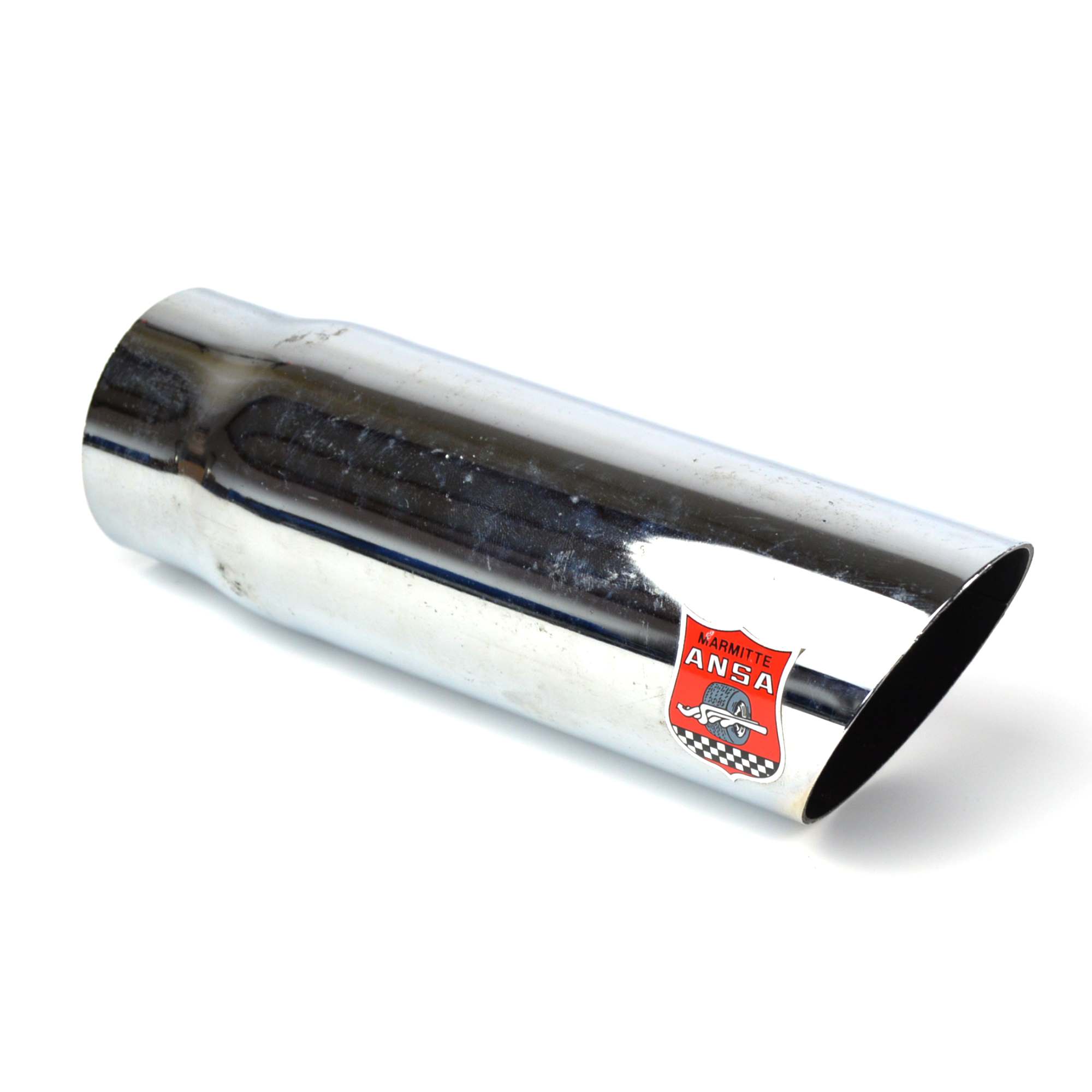 Endrohr Auspuff Ansa Endstück - länge: 18,5cm / Durchmesser: 5,1cm