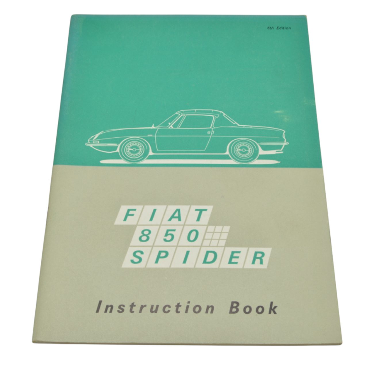 Gebruiksaanwijzing Fiat 850 Spider Engels origineel