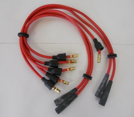 Set di cavi di accensione Fiat 850 N/S/ Coupe (rosso)