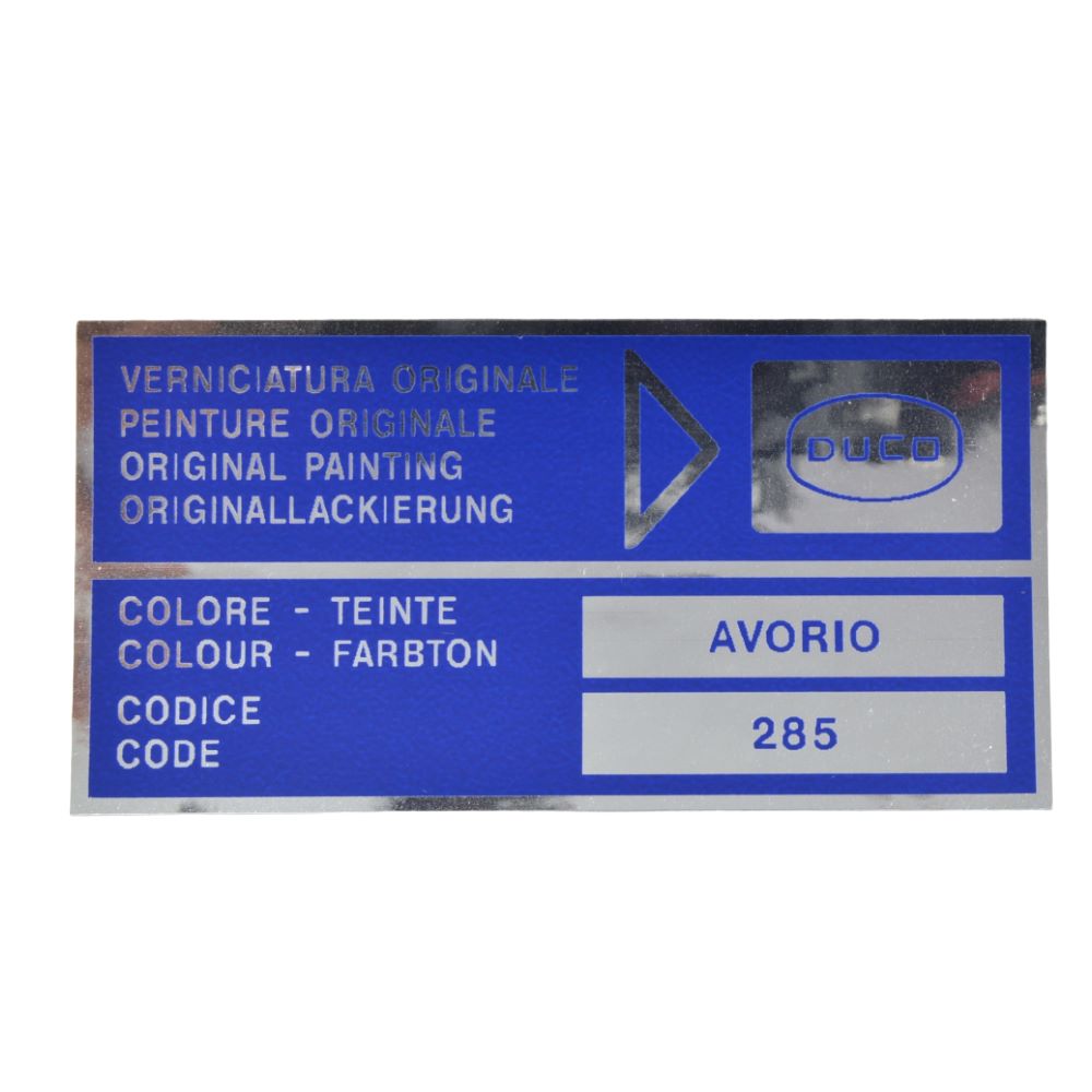 Autocollant : Couleur 285 Avorio (DUCO)