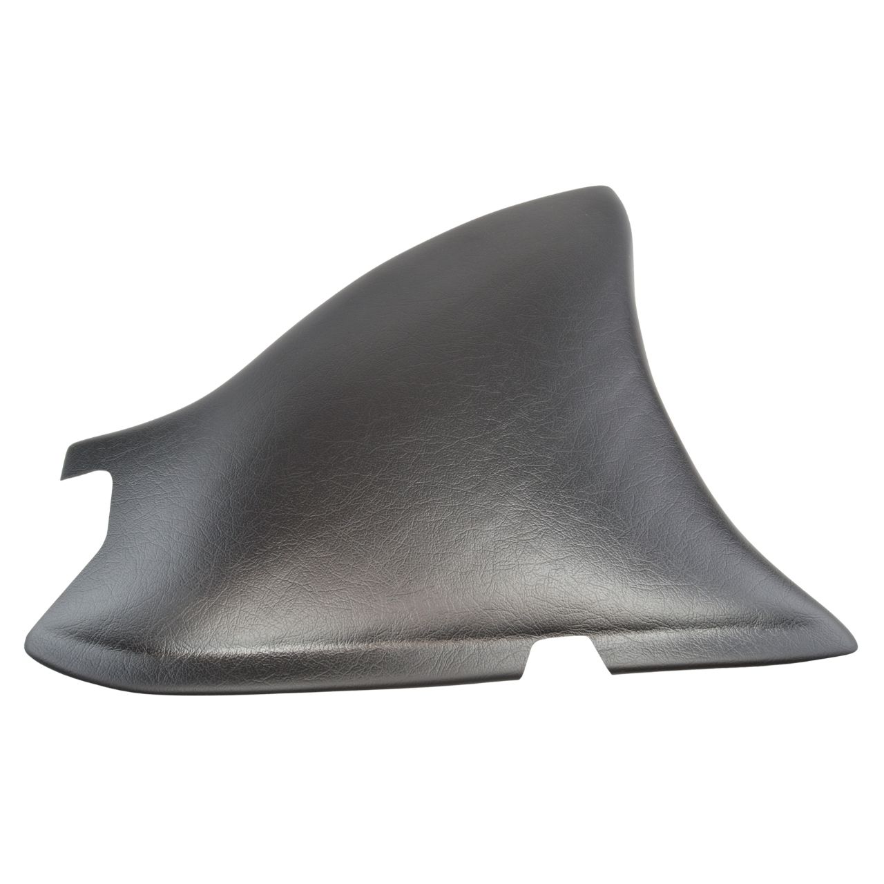 Painel lateral traseiro esquerdo Fiat 124 Spider (77-85) preto com recorte para carretel de cinto