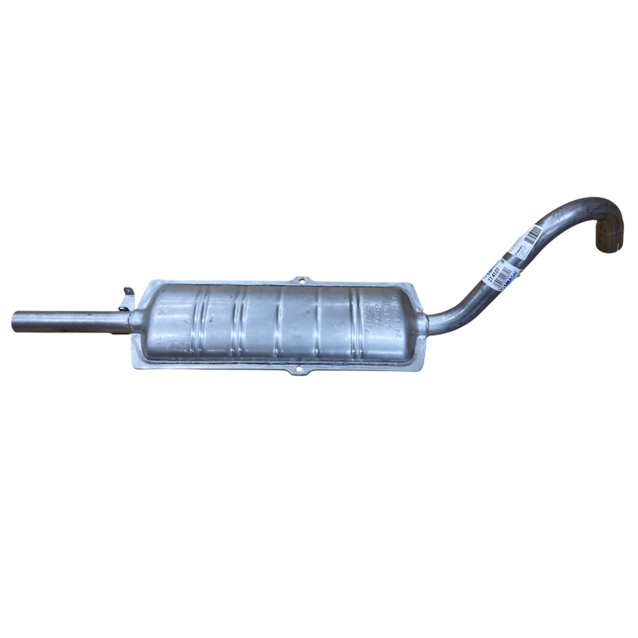 Schalldämpfer hinten Fiat 124N Berlina