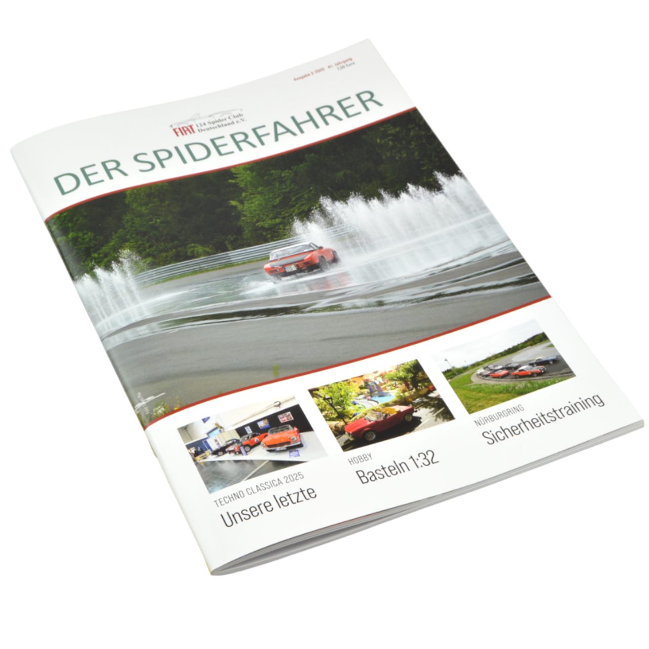 Clubboekje "Der Spiderfahrer" (uitgave 02-2025) - Fiat 124 Spider Club Deutschland e.V.