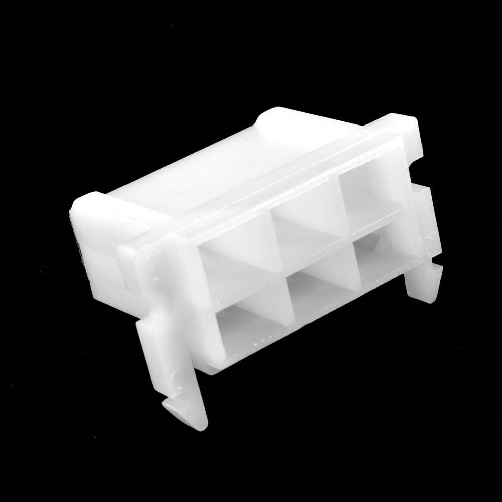 Carcaça para conectores planos, 6 pinos