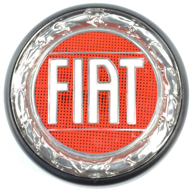 CD 134 Radnabenkappe mit Fiat Logo silber Fiat 124 Spider