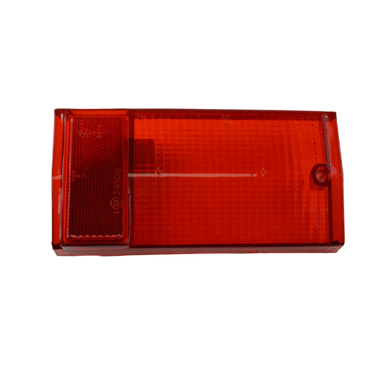 Achterlichtlens rechts voor replica achterlicht Fiat 124 Spider (71-78) rood