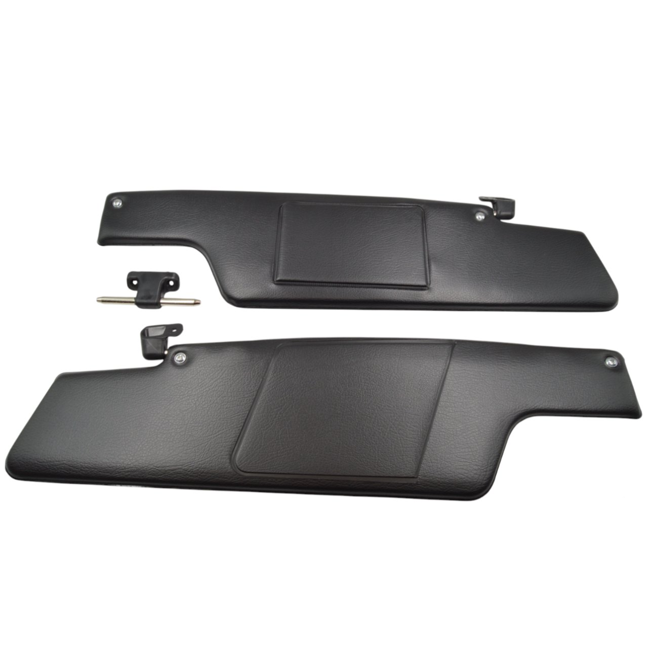 Sonnenblenden Satz schwarz (mit Spiegelklappe) Porsche 914