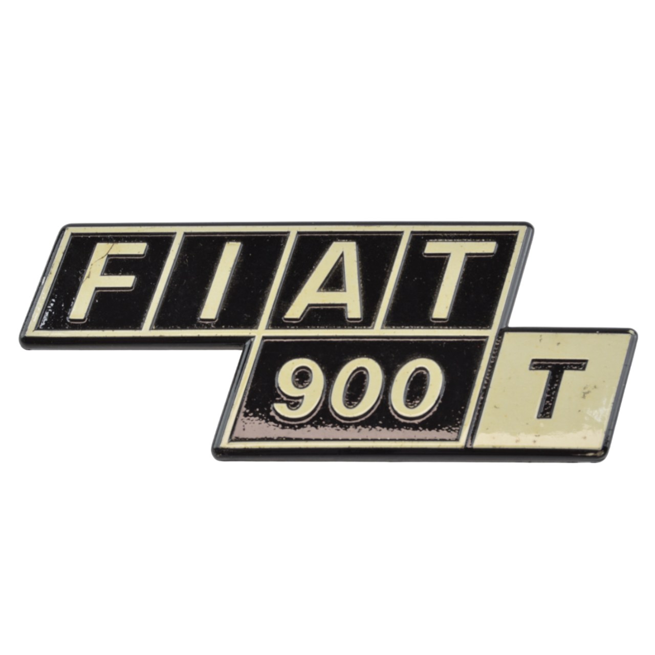 Rotulación "FIAT 900 T" (blanco y negro)
