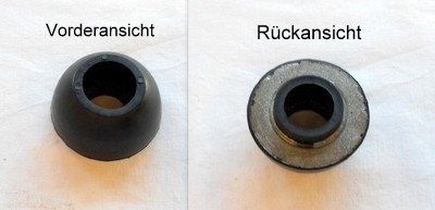 Schubstrebengummi Fiat 124 CSA - Fiat 125 - Fiat 132 (4125492)