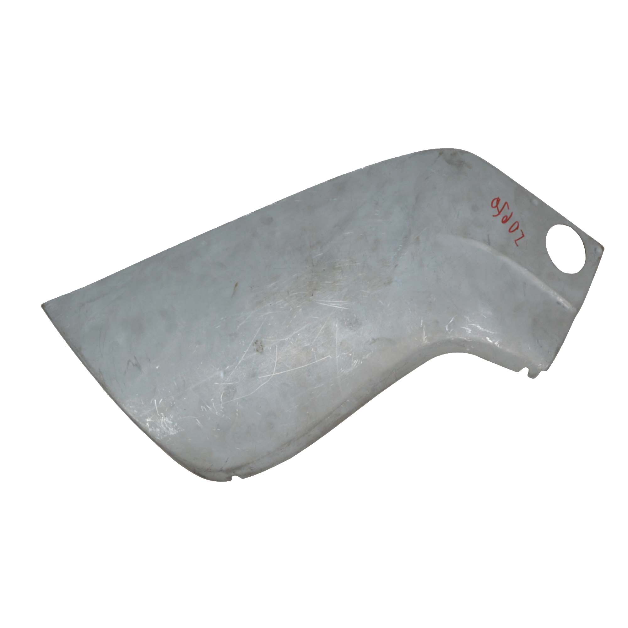 Spatbordhoek linksachter Fiat 124 Spider CS-DS (vanaf 75) - staal