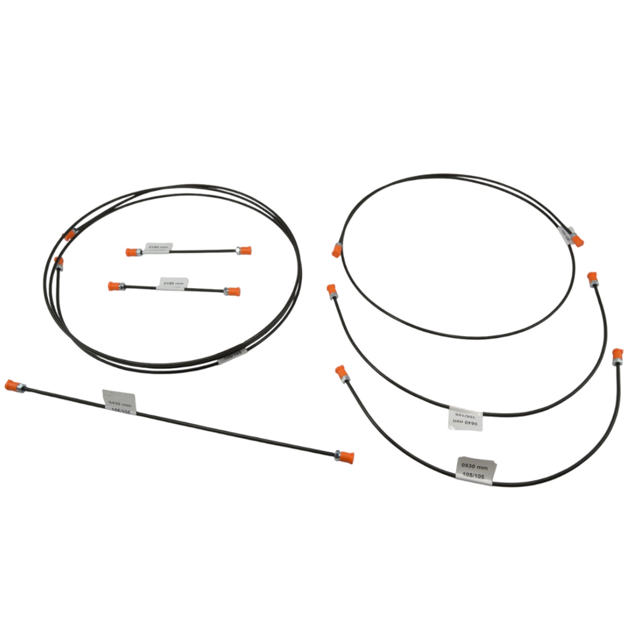 Satz Bremsleitungen Mercedes W113 230SL (Pagode)