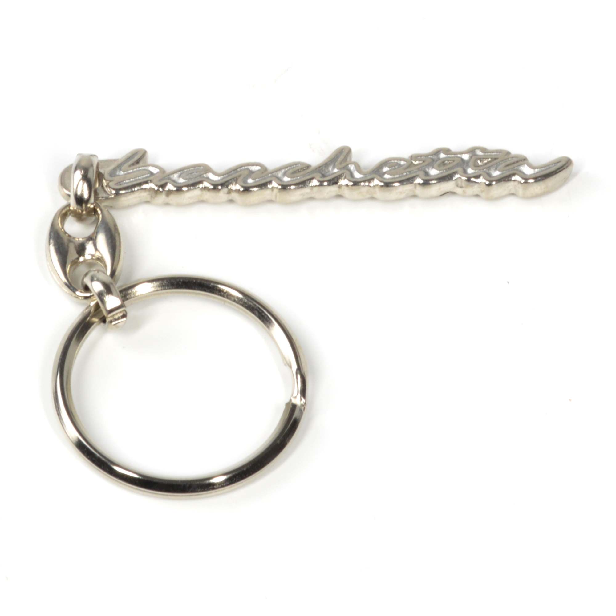 FIAT Barchetta Schlüsselanhänger weiß Schriftzug