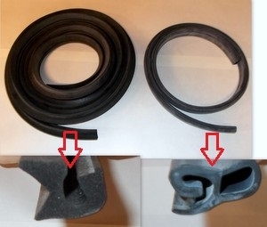 Satz Kofferraumdichtung Fiat 1100 103 D/H