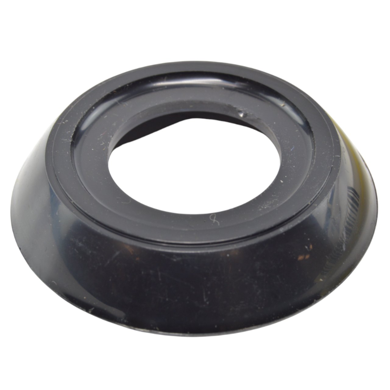 Rosette für Fensterkurbel schwarz Fiat 500, 125, 126, 124 Spider, Coupé, Berlina (Kunststoff)