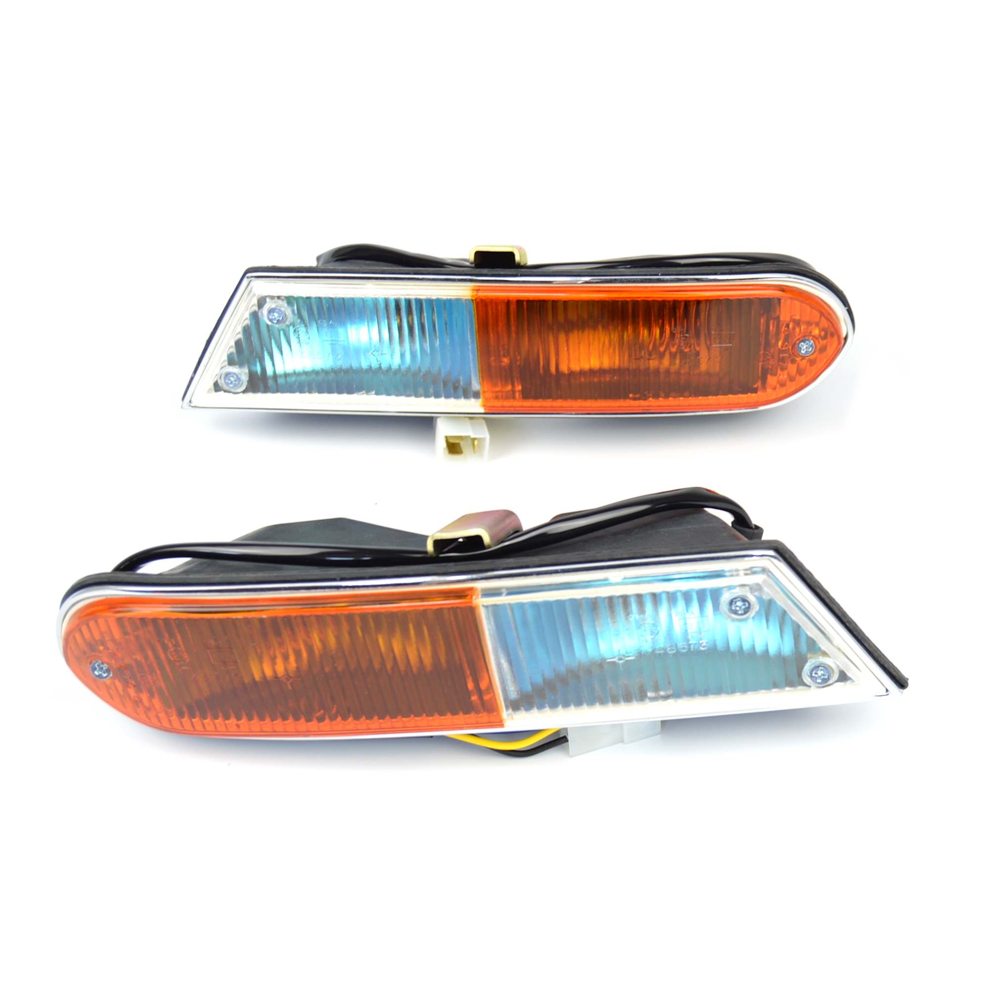 Blinker vorne Satz komplett (links & rechts) Fiat 124 Spider (66-74), Lamborghini Miura, Urraco
