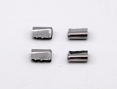 Satz Endstücke für Regenrinnenleiste (4 Stck.)