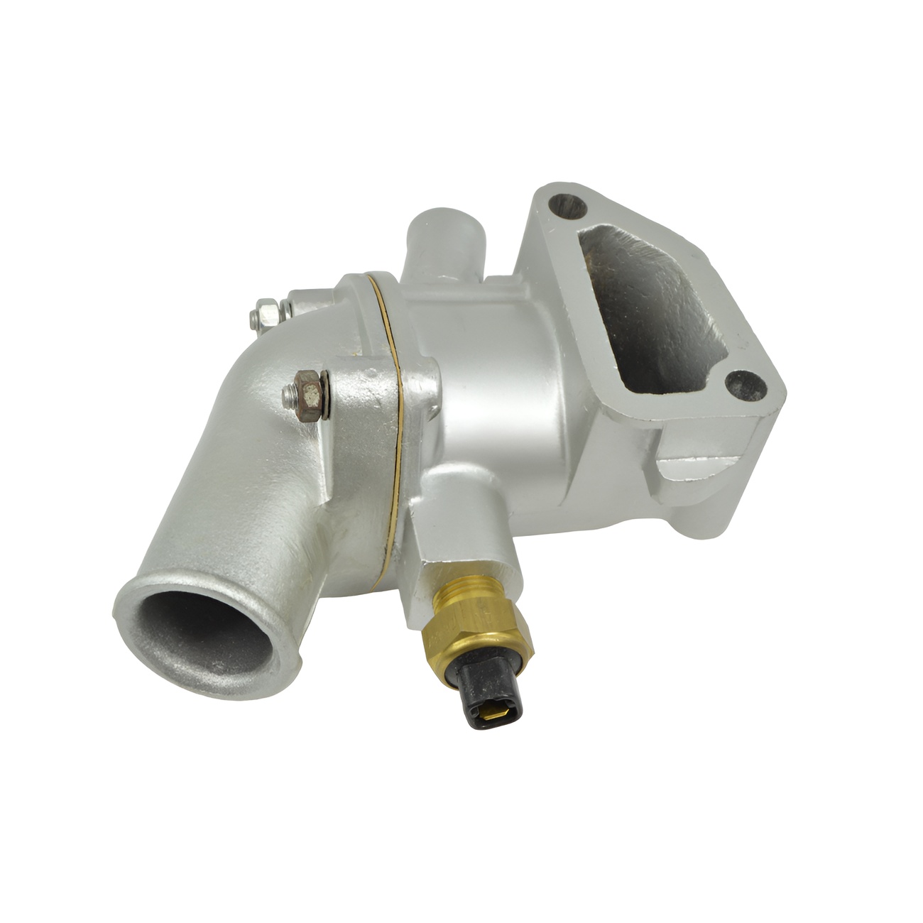 Alloggiamento termostato completo originale Fiat 125P, 1300, 2300 S