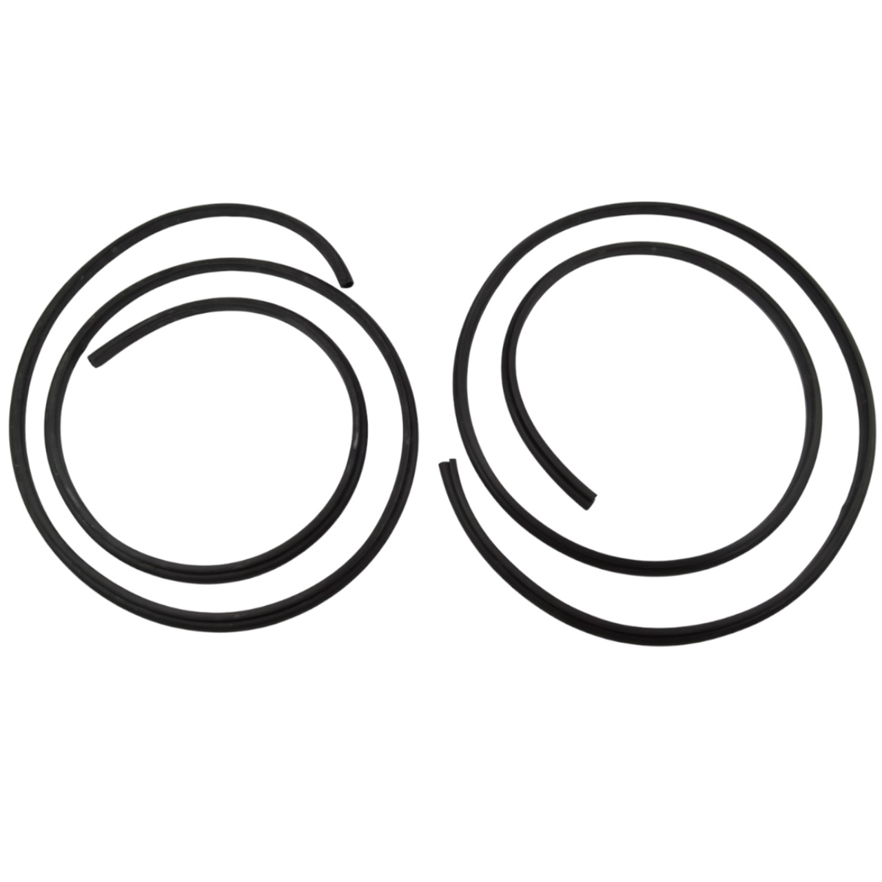 Satz Dichtungen für hintere Dreiecksfenster Fiat 850 Coupé (1. Serie)