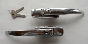 Coppia di maniglie per porte esterne Fiat 850 1.serie