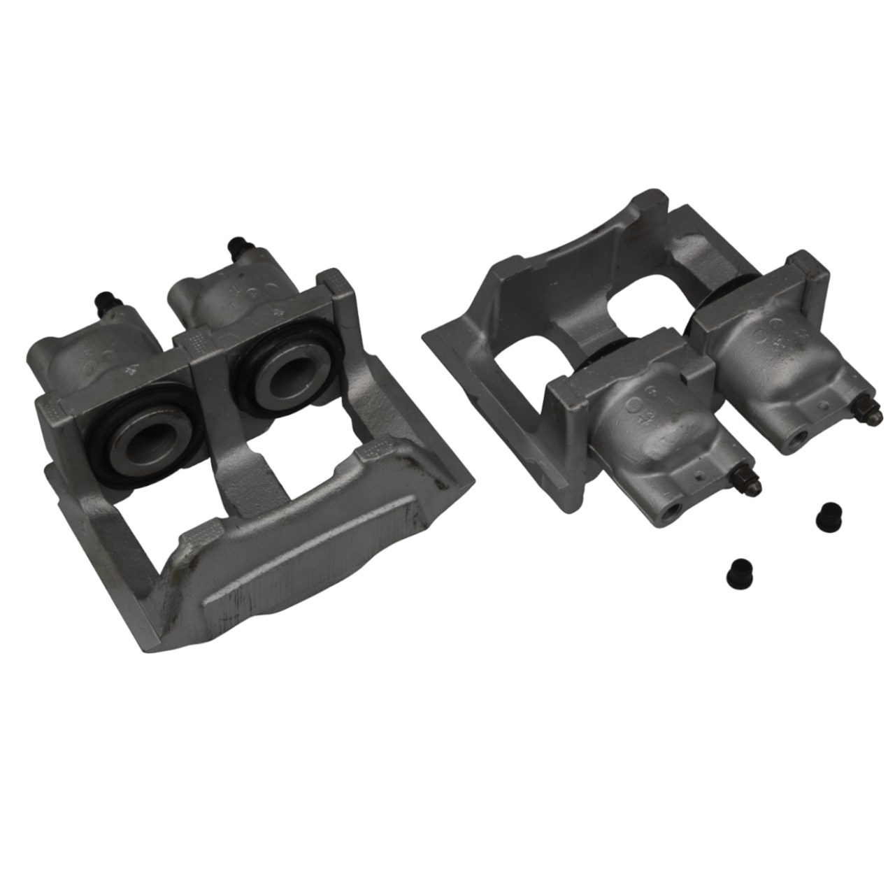 Satz Bremszangen vorn mit Haltern Fiat 130 (+150€ Pfand) - überholt