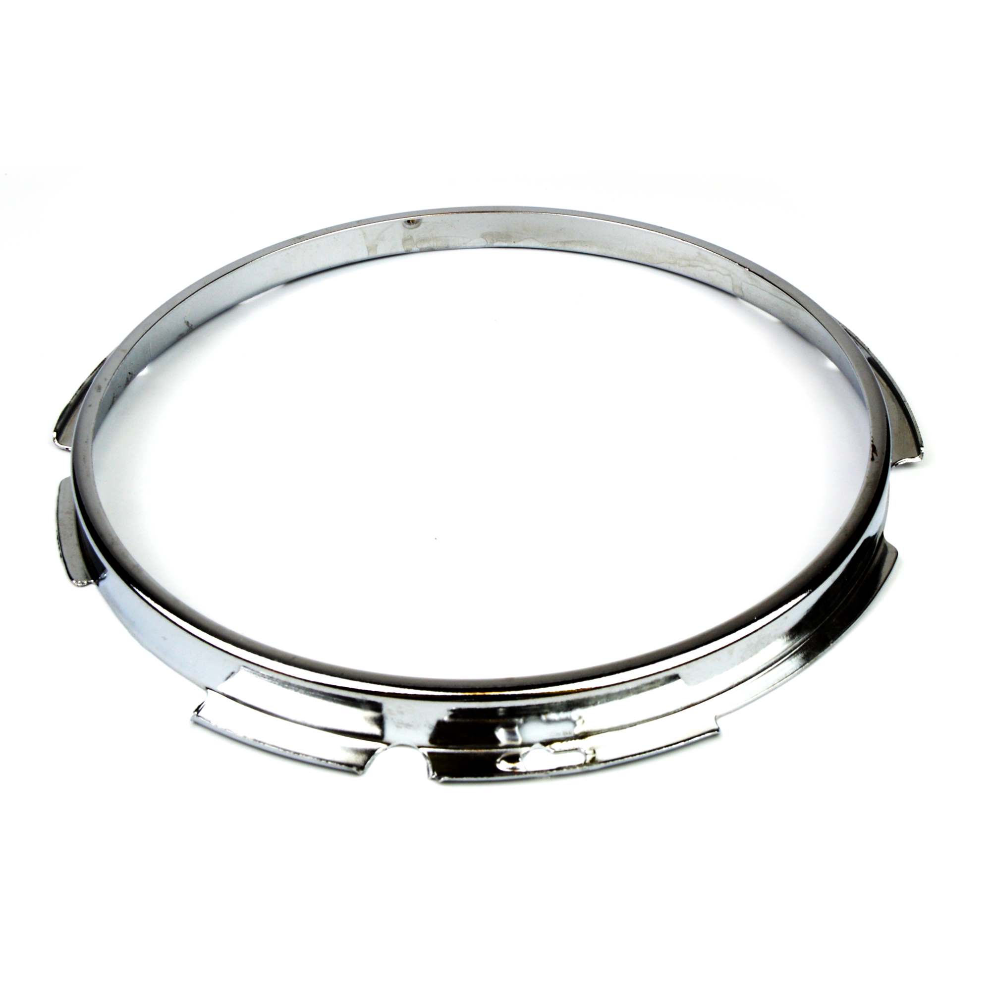 Anello di fissaggio inserto faro cromo Fiat 124 Spider