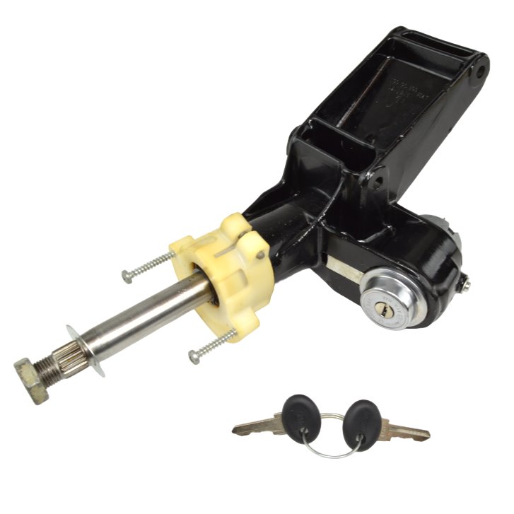 Lenksäule oben komplett inkl. Zündschloss original Fiat 850 Sport