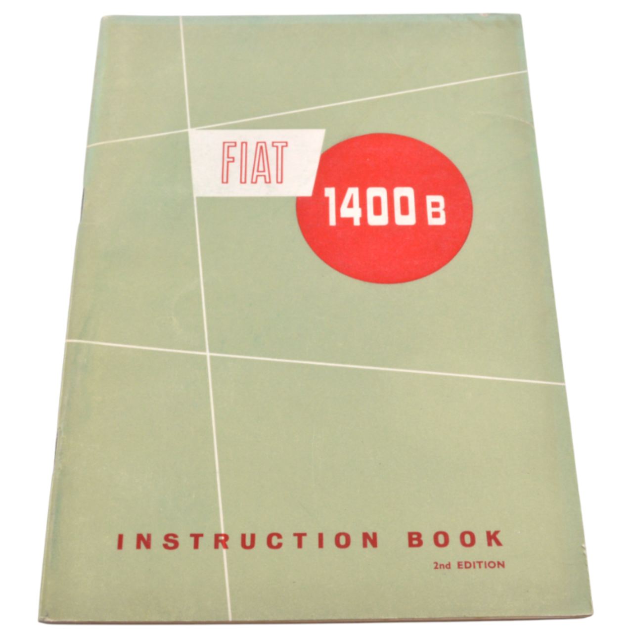 Betriebsanleitung Fiat 1400 B englisch original