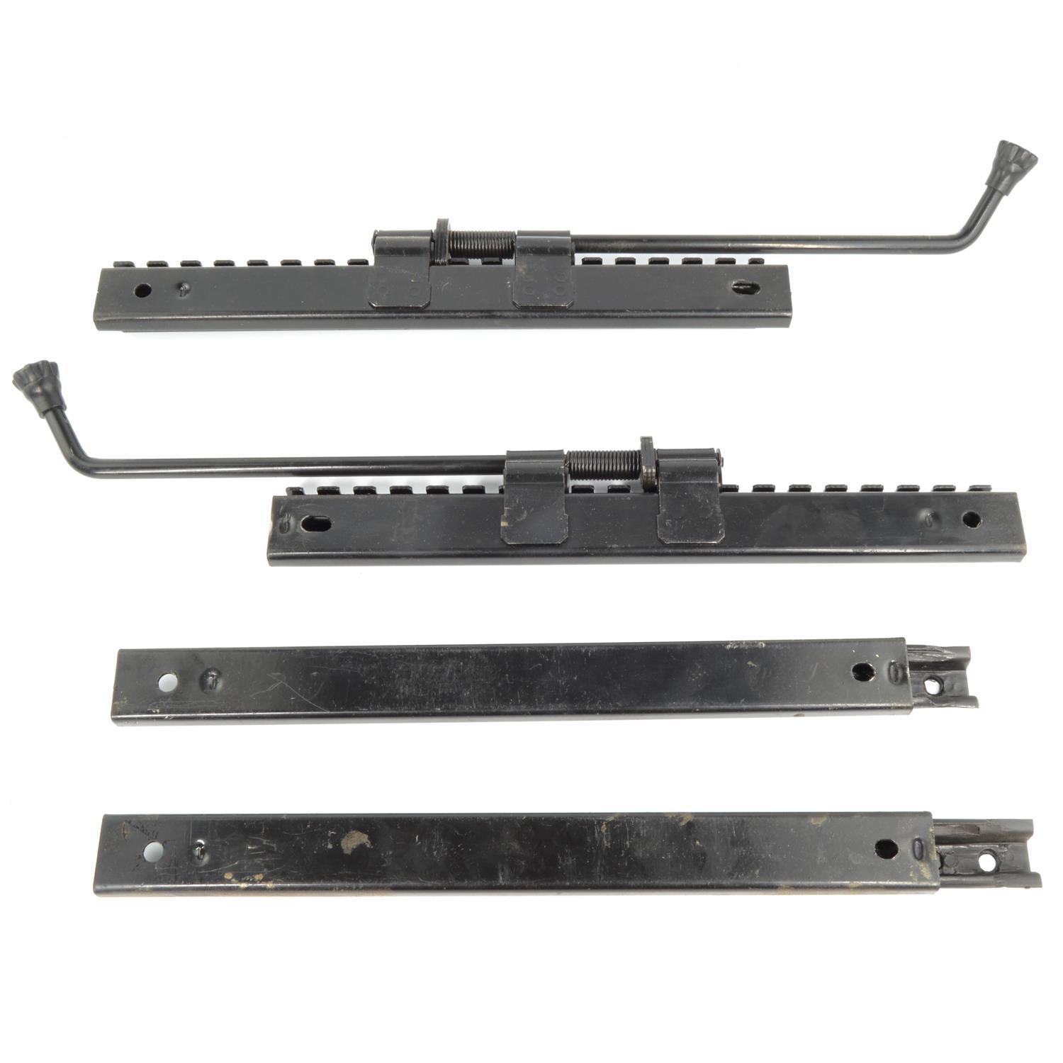Seat rails SET for one side (2 pieces) Fiat 124 Spider