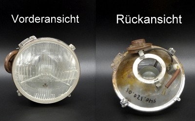 Headlight insert Fiat 600 1964-65