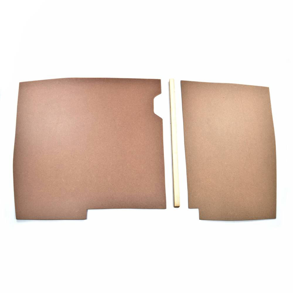 Holzplatten-Satz für Kofferraumboden Fiat 124 Spider (75-82)