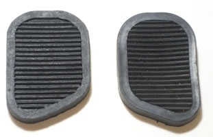 Jogo de borrachas de pedal (freio/embreagem) Fiat 600