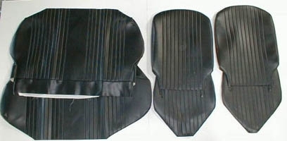 Conjunto de capas de assento (preto) Fiat 500 L