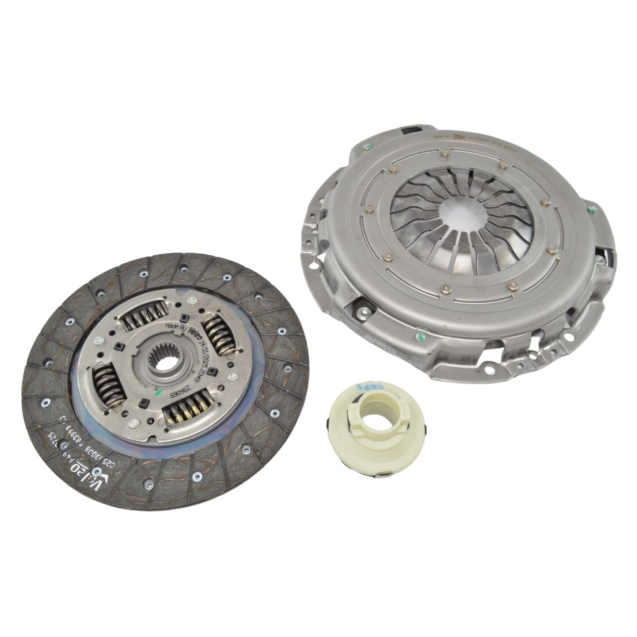 Kupplungskit 3-teilig Fiat 124 Spider 1600-1800-2000, 124 Coupé, 131 2000, 132 1800-2000