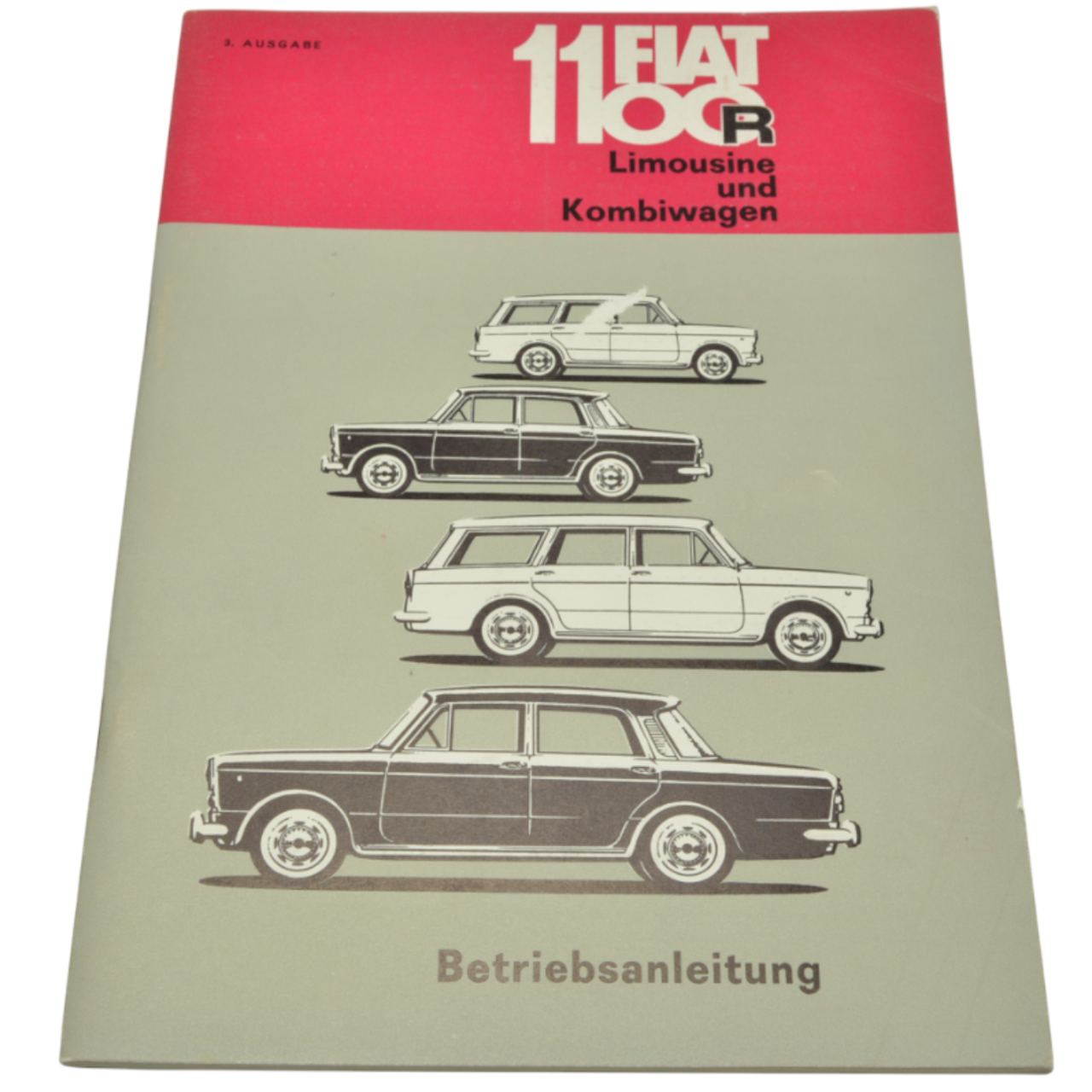 Manuel d'utilisation Fiat 1100 R allemand original