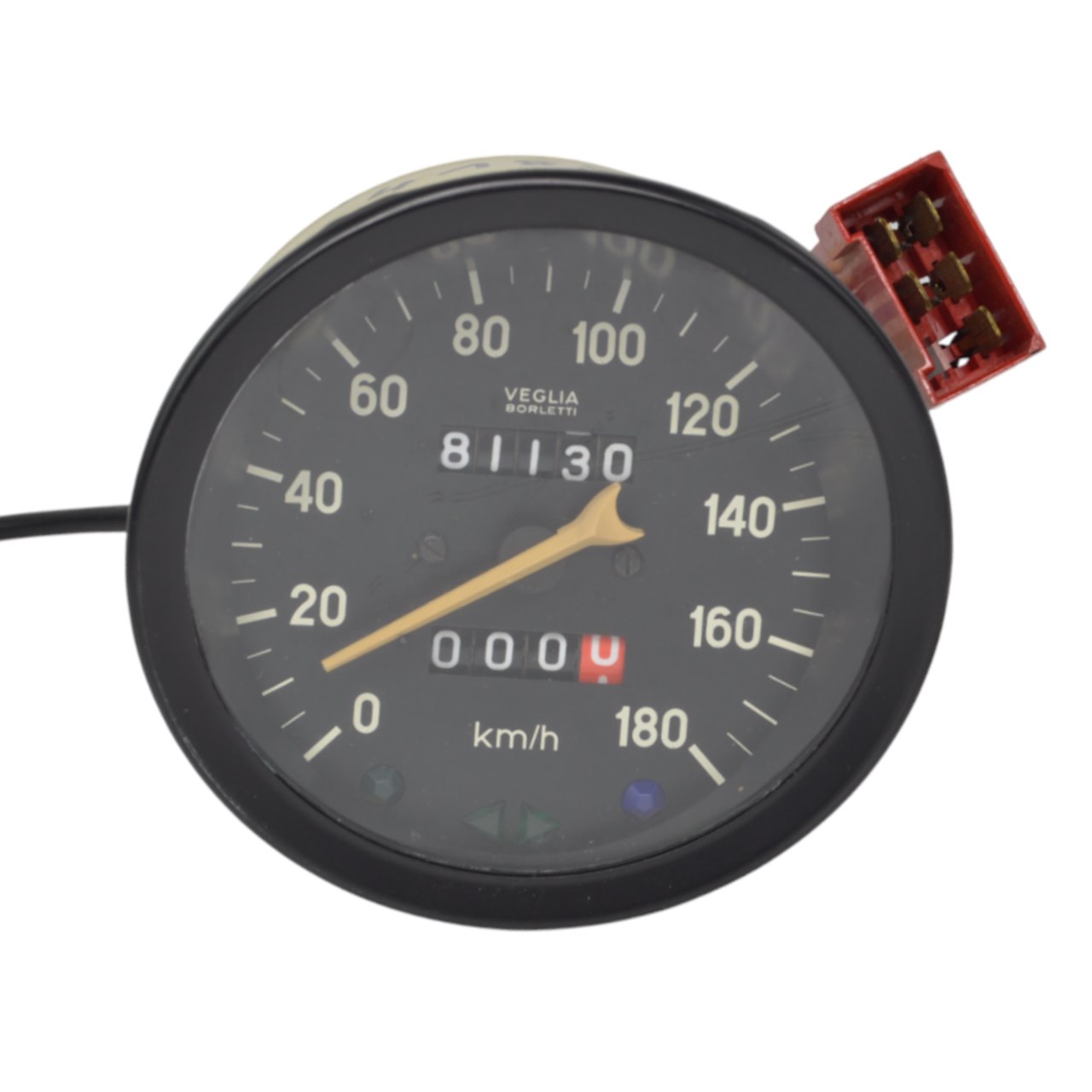 Speedometer up to 180 km/h original Fiat 850 Sport Spider