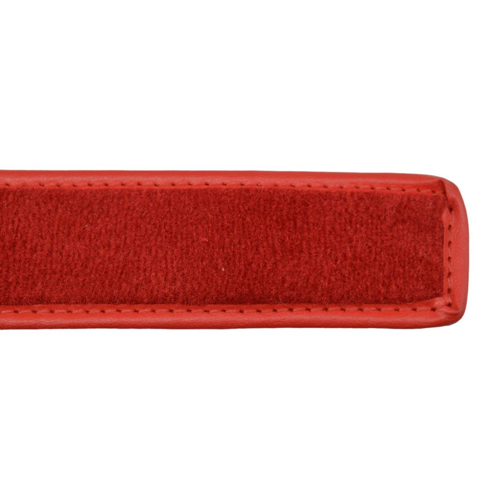 Conjunto de tapetes Fiat 124 Spider BS-CS veludo vermelho