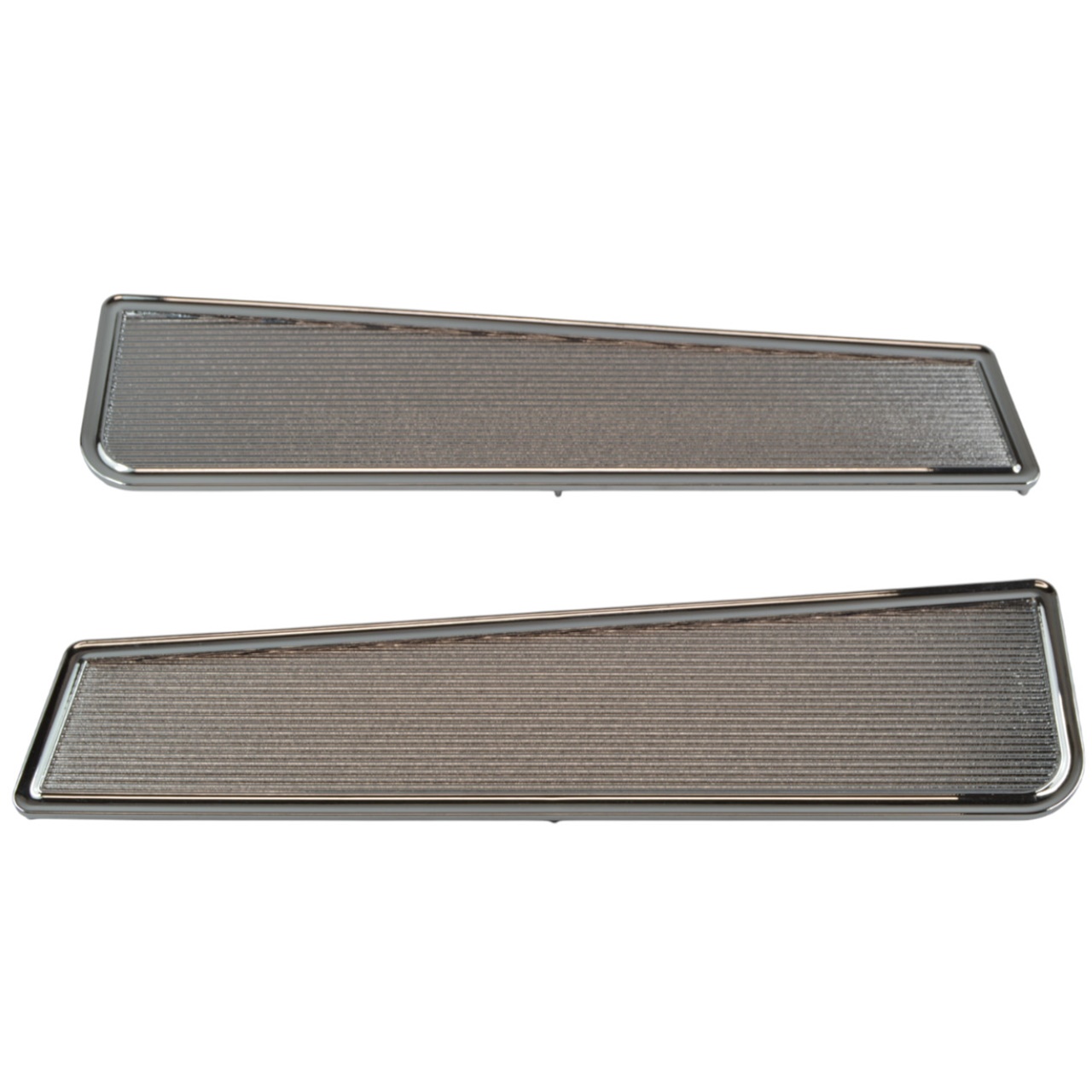 Chromplatten Satz an Türverkleidungen Fiat 124 Spider (66-78)