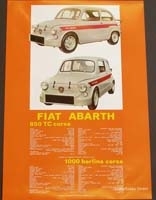 Affiche ABARTH 850 TC / 1000 TC
