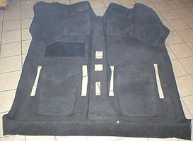 Fitted carpet (grey) Fiat 500 F/L/R