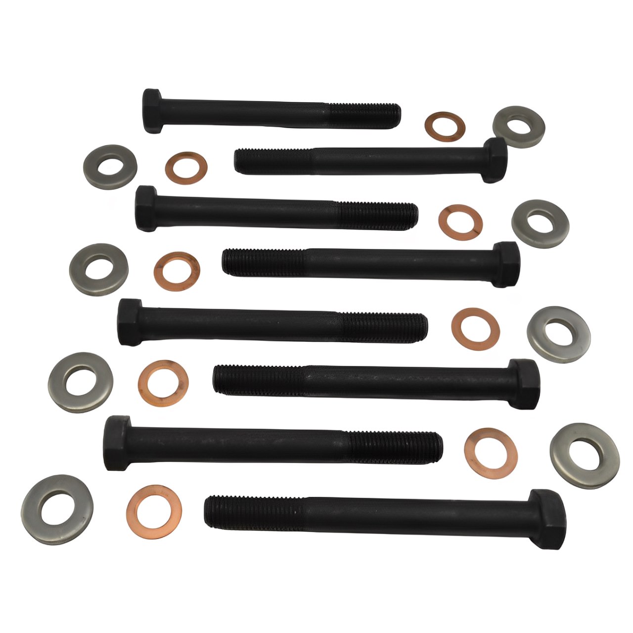 Jeu de vis de culasse avec rondelles pour Fiat 1300, 1500-C-L, 1500 Cabriolet 118 H-K