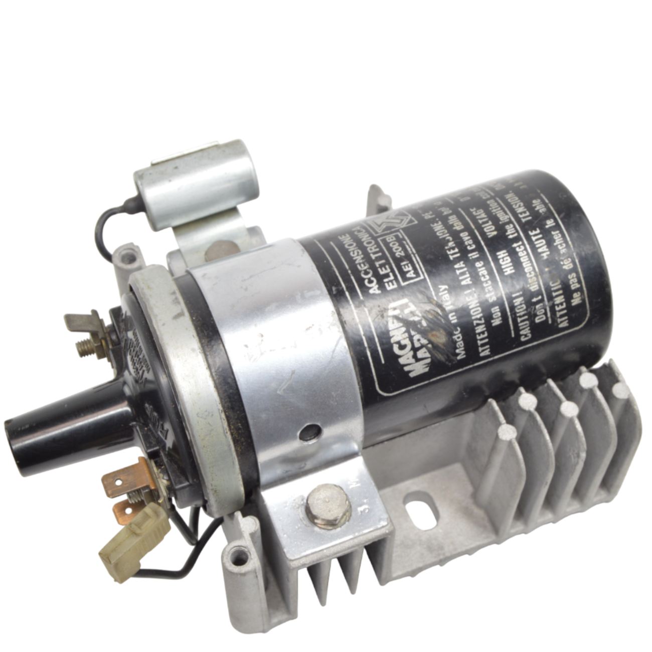 Bobine d'allumage 2000 avec support, module et radiateur original Fiat 124 Spider