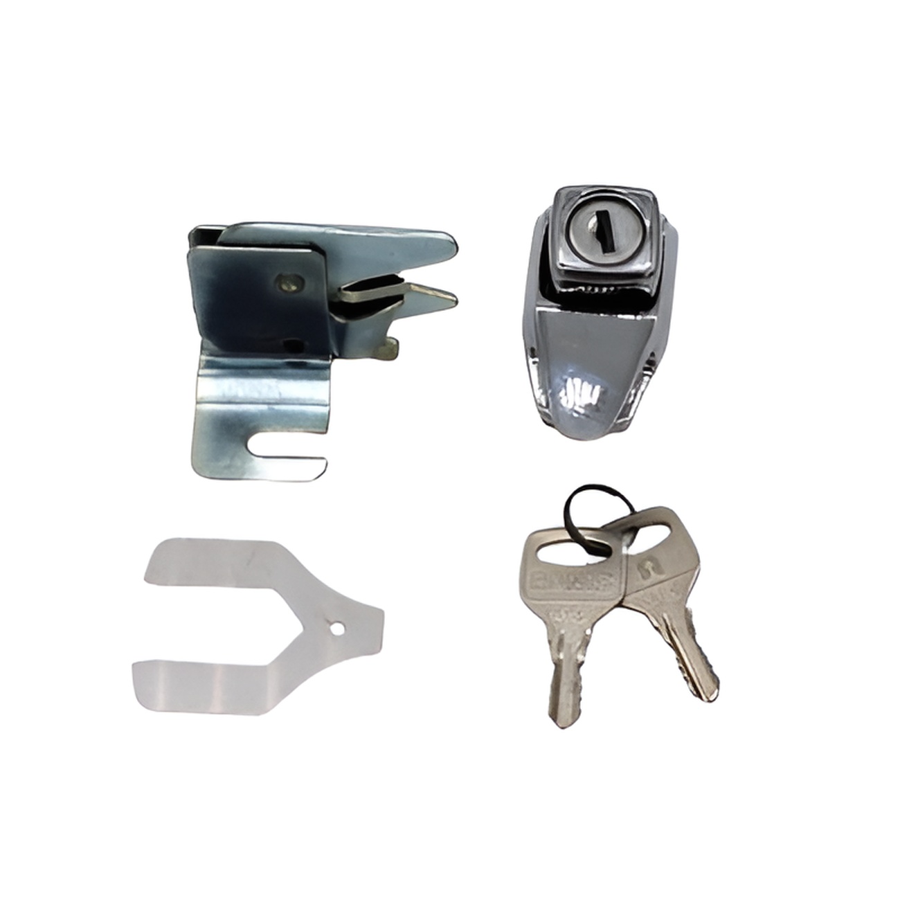 Bonnet lock Fiat 500 L, R chrome-plated