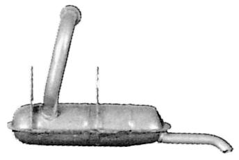 Schalldämpfer Fiat 850 T - Fiat 900 T/E